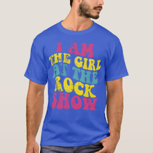 T-shirt Vintage Je Suis La Fille Au Spectacle De Rock rétr