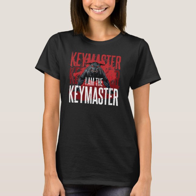 T-shirt Vintage Je Suis Le Keymaster (Devant)