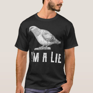 T-shirt Vintage Je Suis Mal Oiseau Arent Véritables Espio