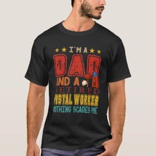 T-shirt Vintage Je suis papa et retraité Travailleur de la