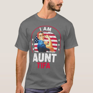 T-shirt Vintage Je Suis Tanteifa Femme Fille Tanteifa Drap