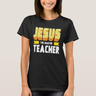 T-shirt Vintage Jésus Le maître enseignant Marqué par Jésu