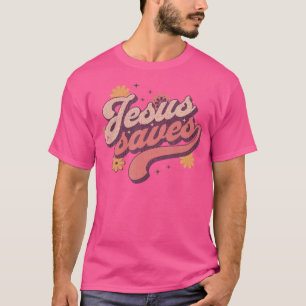 T-shirt Vintage Jésus Saves 60S Retro Christian