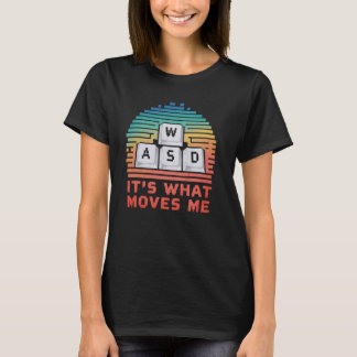 T-shirt vintage Jeu PC WASD