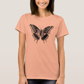 T-shirt Vintage jolie chemise papillon