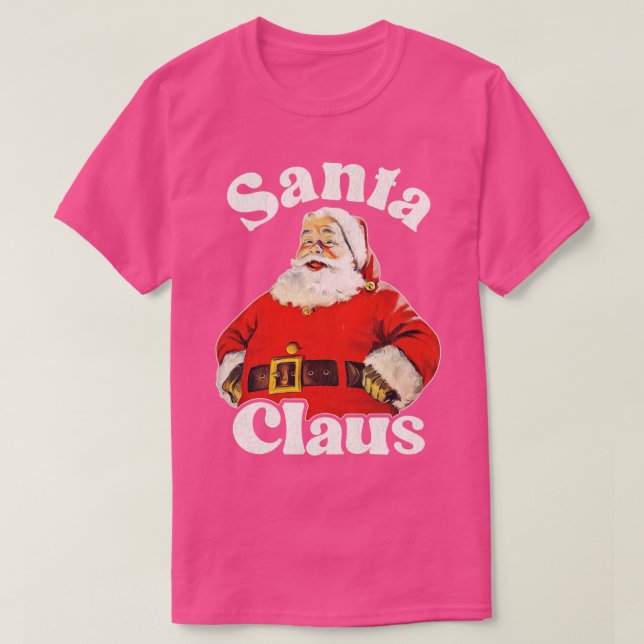T-shirt Vintage Jolly Santa Claus (Design devant)