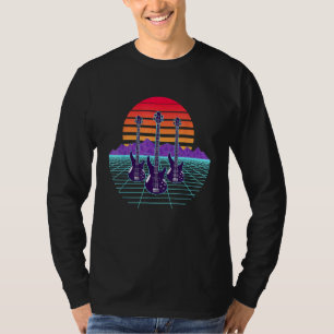 T-shirt Vintage Joueur Bassistance - Bass Guitariste Mus