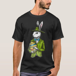 T-shirt Vintage Joyeux Jour de Pâques lapin lapin Oeufs Me