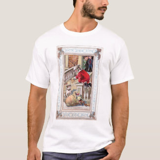 T-shirt Vintage Joyeux Noël - Bienvenue dans notre maison 