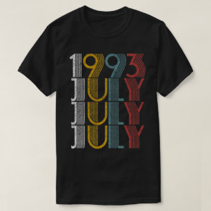 T-shirt Vintage juillet 1993 Cadeaux d'anniversaire Hommes