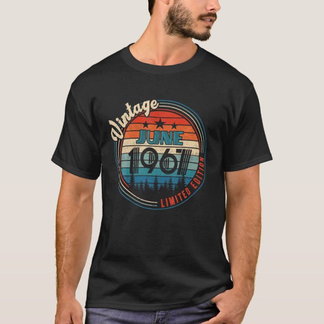 T-shirt Vintage June 1967 (Devant)