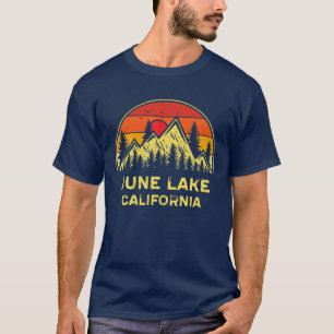 T-shirt Vintage June Lake California CA Mountains Randonn