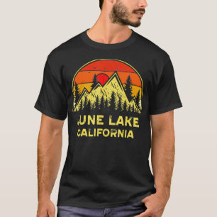 T-shirt Vintage June Lake California CA Mountains Randonné