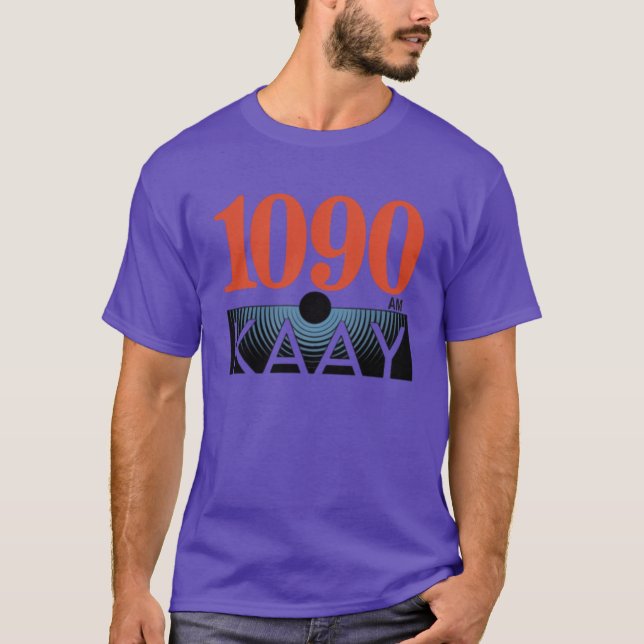 T-shirt Vintage KAAY 1090, Arkansas (Devant)