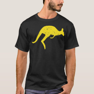 T-shirt Vintage Kangaroo Australie Aussie Roo Kangaroo