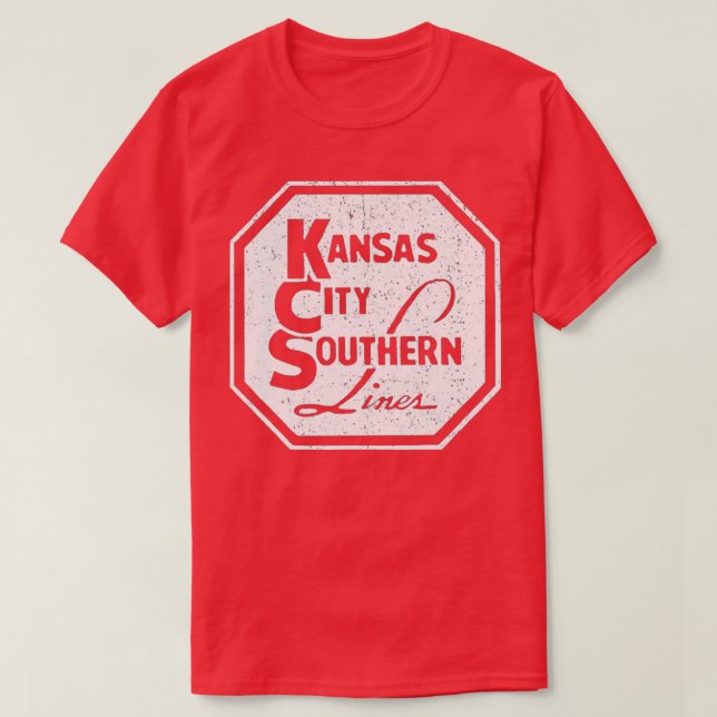 T-shirt Vintage Kansas City Southern (Design devant)