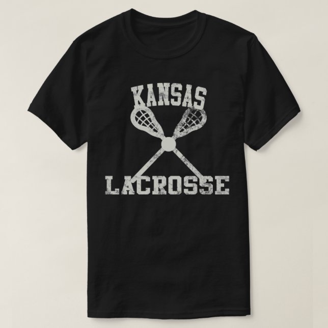 T-shirt Vintage Kansas Lacrosse (Design devant)