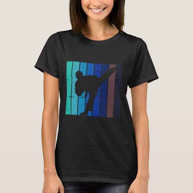T-shirt Vintage Karate Kick Boxing Hob (Devant)