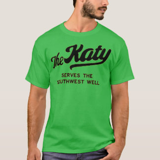 T-shirt Vintage Katy Missouri Kansas Texas Railway Ser