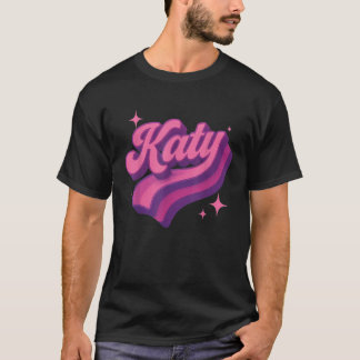 T-shirt Vintage Katy Nom personnalisé I Love Katy