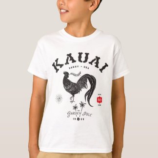 T-shirt Vintage Kauai Garden Isle Aloha State avec poulet