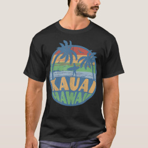 T-shirt Vintage Kauai Hawaii Beach Surf les années 70 Surf