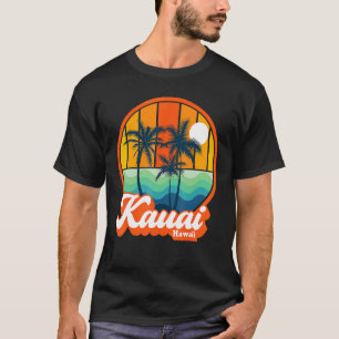 T-shirt Vintage Kauai Hawaii Hawaii Famille d'été Hawaii V