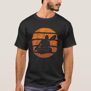 T-shirt Vintage Kayak Rafting Rétro Kayaker Canoe Lover Ka