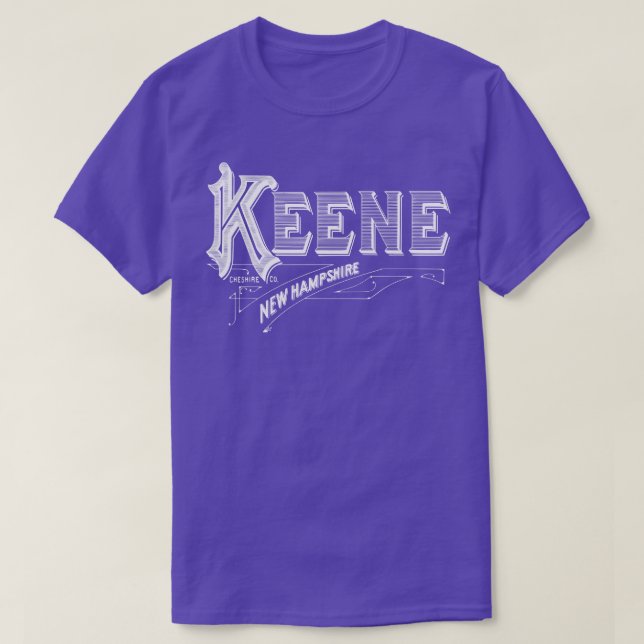 T-shirt Vintage Keene NH (Design devant)