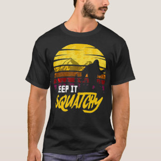 T-shirt Vintage Keep It Squatcha Amateurs Cadeau