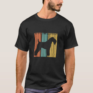T-shirt Vintage Kerry Blue Terrier chien propriétaire et a