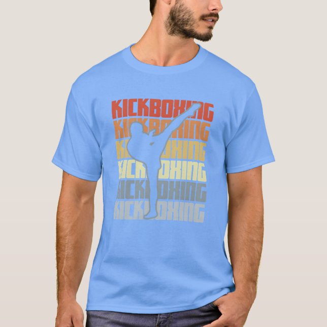 T-shirt Vintage Kickboing funny (Devant)