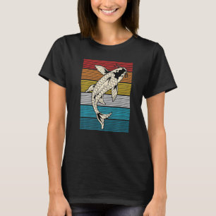 T-shirt Vintage Koi Poisson Japonais Carpe Asiatique Japon