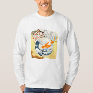 T-shirt Vintage Koi Pond de la culture japonaise Hommes