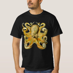 T-shirt Vintage Kraken, Octopus Gamochonia, Ernst Haeckel