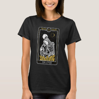 T-shirt Vintage La Carte Tarot Lovers VI Occult Graphique