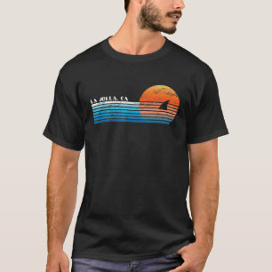 T-shirt Vintage La Jolla CA Retro 80s Fin de soleil requin