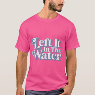 T-shirt Vintage L'A Laissé Dans L'Eau Baptême Baptisé Chri