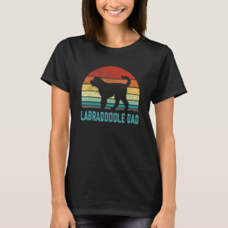 T-shirt Vintage Labradoodle Dad Dog