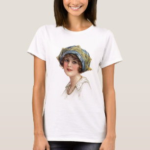 T-shirt vintage Lady Coronet et dentelle
