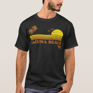 T-shirt Vintage Laguna Beach California Retro Sunset Surf