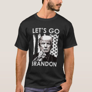T-shirt Vintage Laissons aller Brandon Trump America Drape