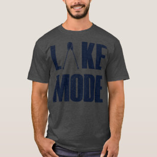 T-shirt Vintage Lake Mode Oars Vacances d'été Week-end Tri