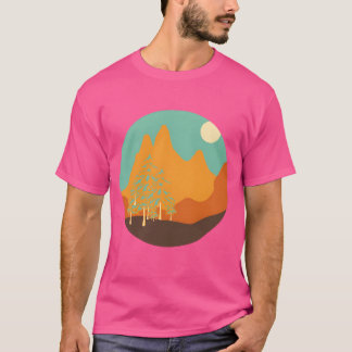 T-shirt vintage landscape gift