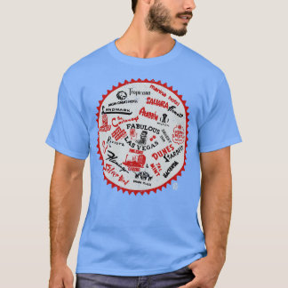 T-shirt Vintage Las Vegas Landmark Properties