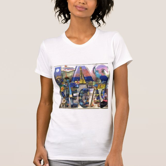 T-shirt Vintage Las Vegas Shirt Souvenir (Devant)