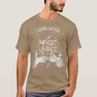 T-shirt Vintage Lash sorcière magique Eyelash Artiste Lash