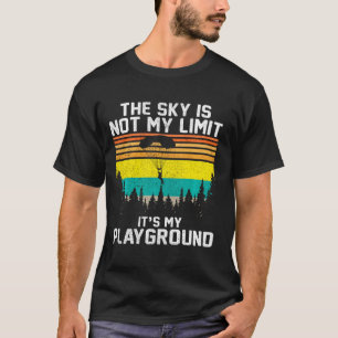 T-shirt Vintage Le ciel n'est pas ma limite C'est mon aire