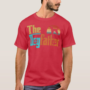 T-shirt Vintage Le Dogfather Poodle Dog Propriétaire