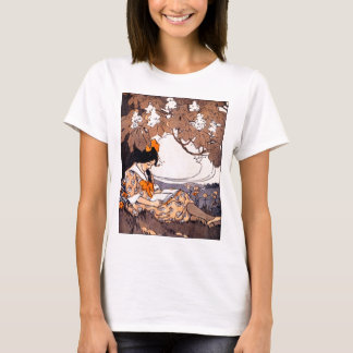 T-shirt Vintage Lecture sous un arbre